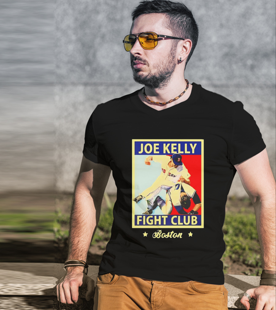 Boston Red Sox Joe Kelly Fight Club Iconic Showdown T-Shirt