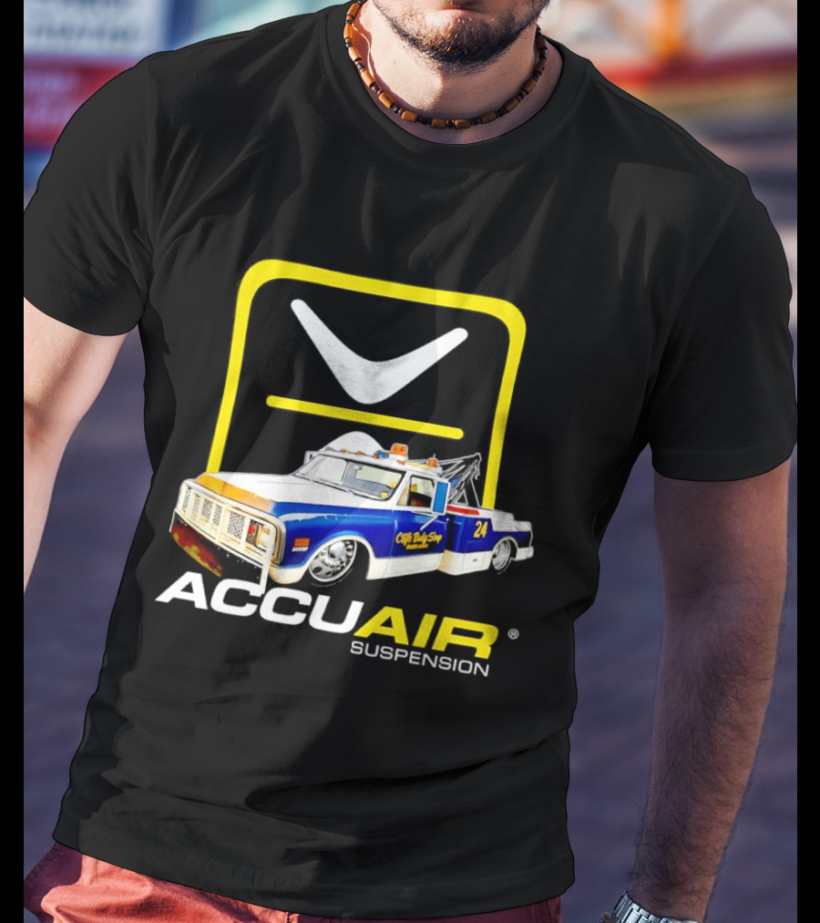 AccuAir Suspension Chevrolet C10 Tow Truck Clife Body Shop T-Shirt