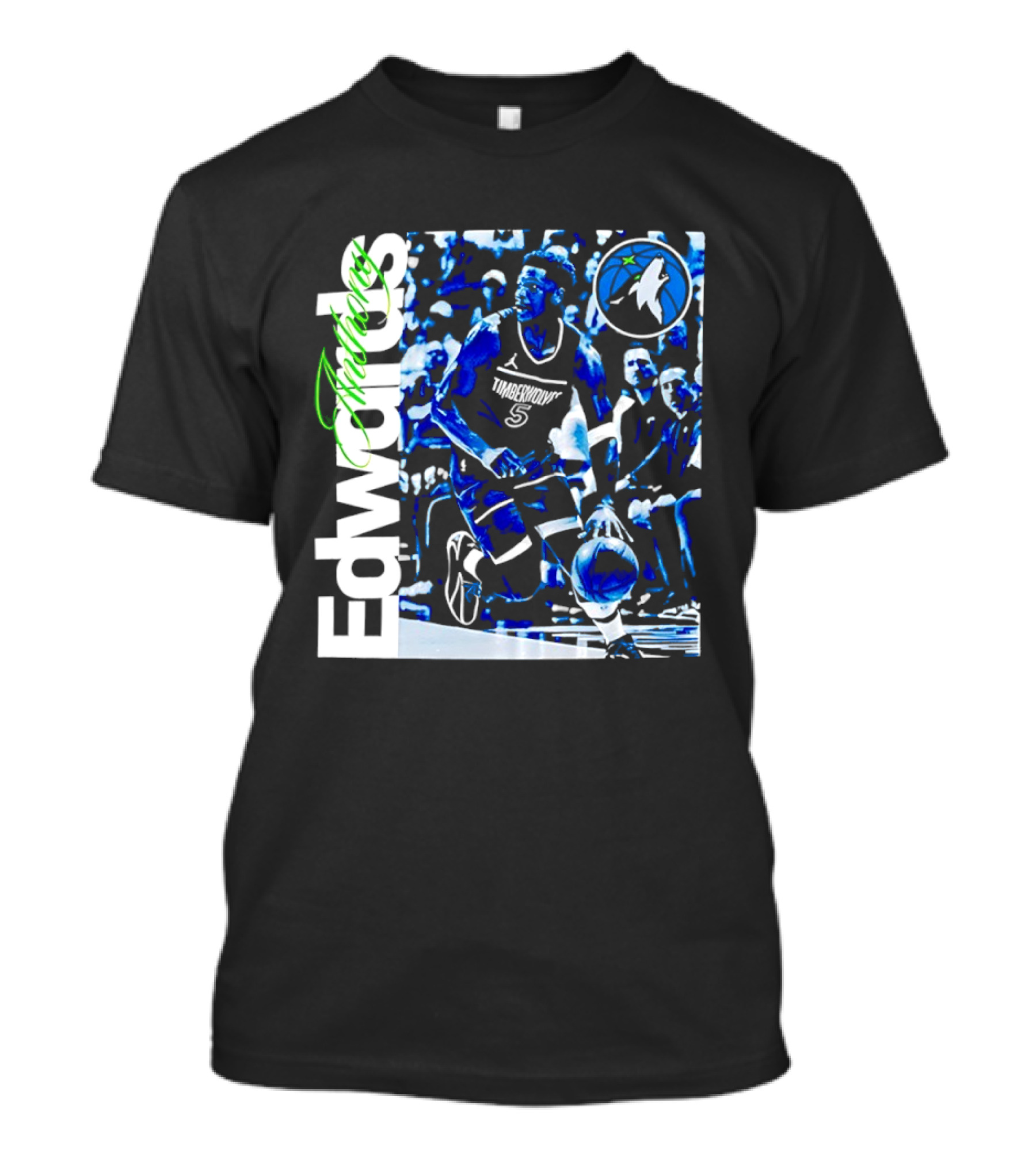 Edwards Timberwolves Basketball Retro Anthony T-Shirt