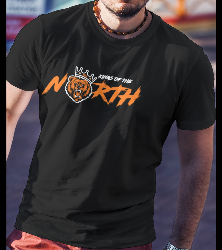 Chicago Bears Kings Of The North 2025 Football Bear T-Shirt