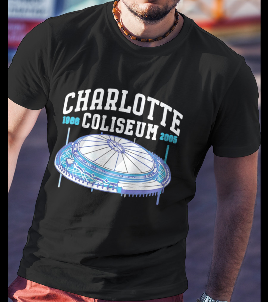 Charlotte Coliseum 1988 2005 Stadium Historic Legacy T-Shirt