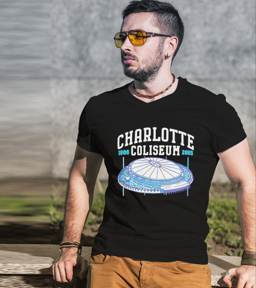 Charlotte Coliseum 1988 2005 Stadium Historic Legacy T-Shirt