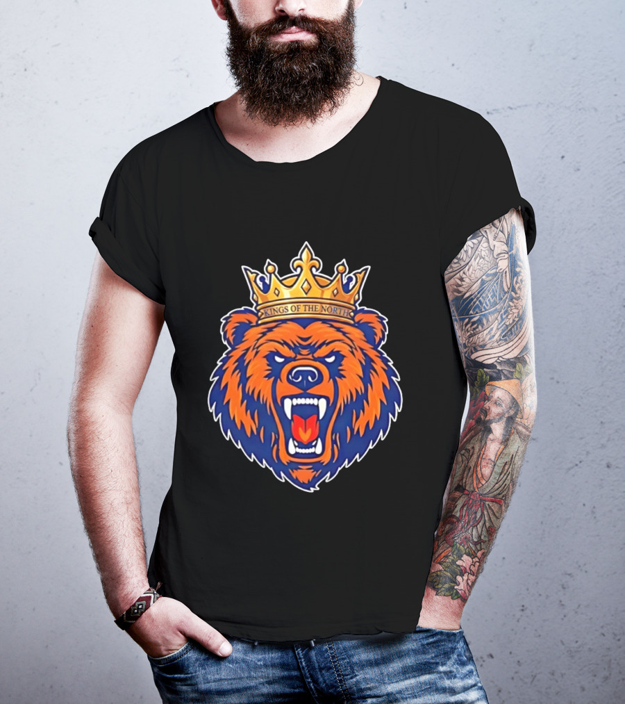 Chicago Bears Kings Of The North Bear Wear The Crown T-Shirt