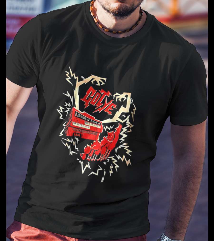 Gotye Lightning Red Keyboard Electric Energy T-Shirt