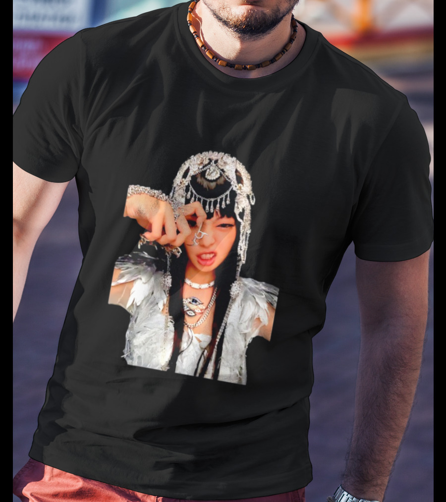 Jennie Blackpink Ruby Album Hip Hop Fashion T-Shirt