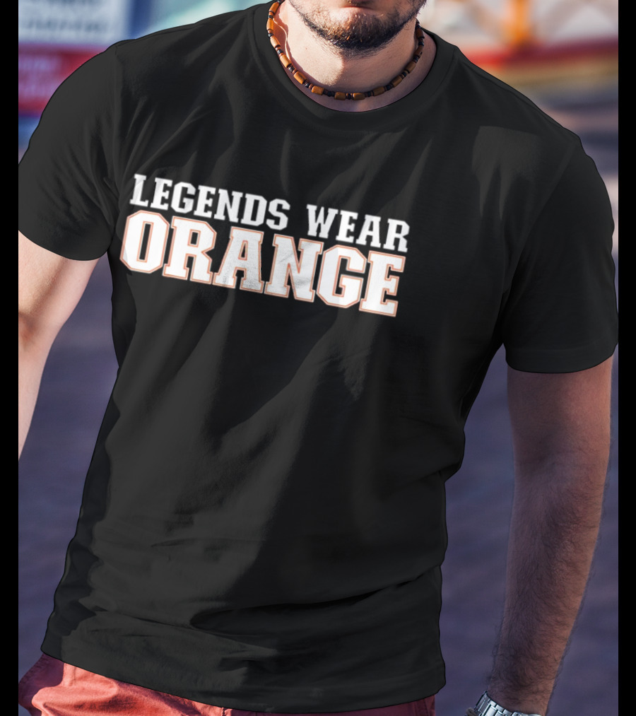 Legends Wear Orange Bold T-Shirt