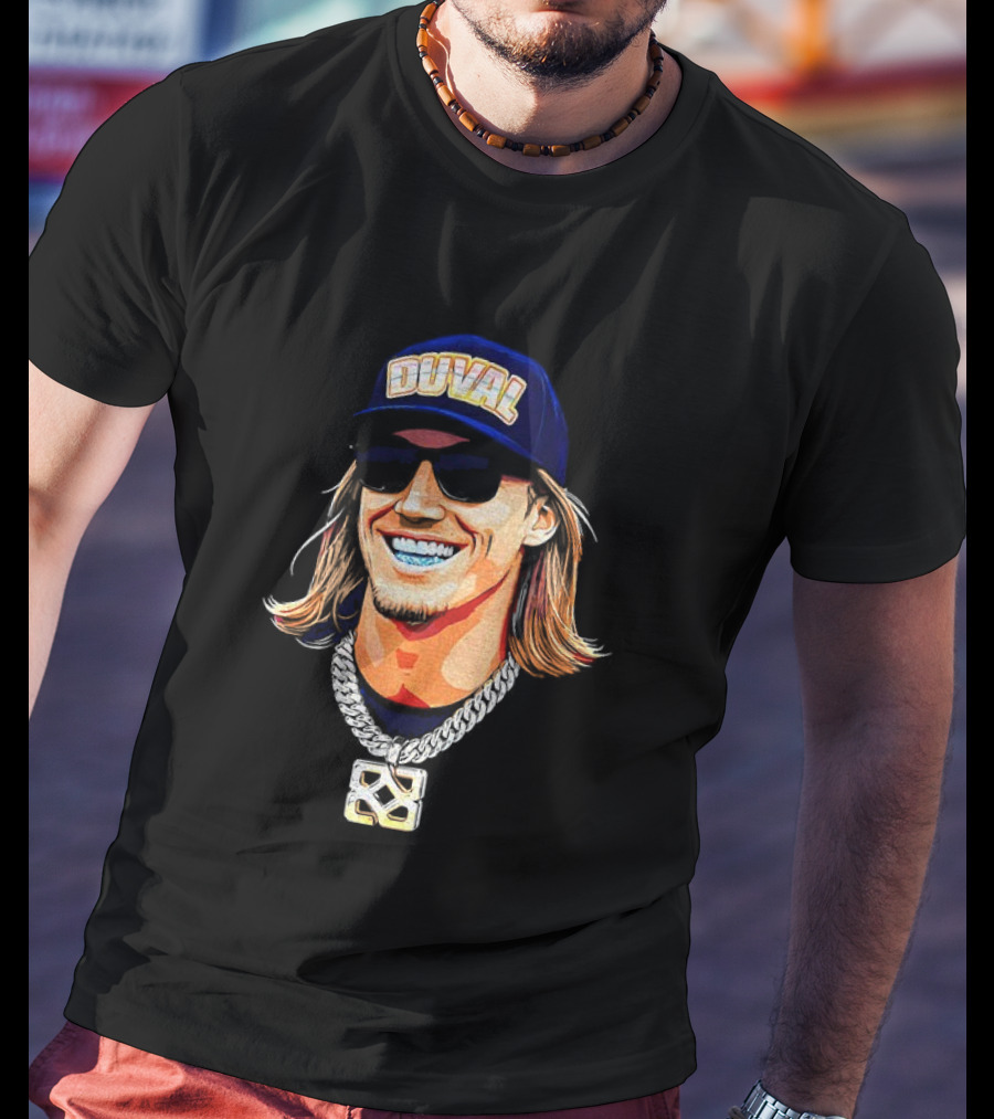 Duval Jacksonville Jaguars QB Trevor Lawrence Steezy Trev T-Shirt
