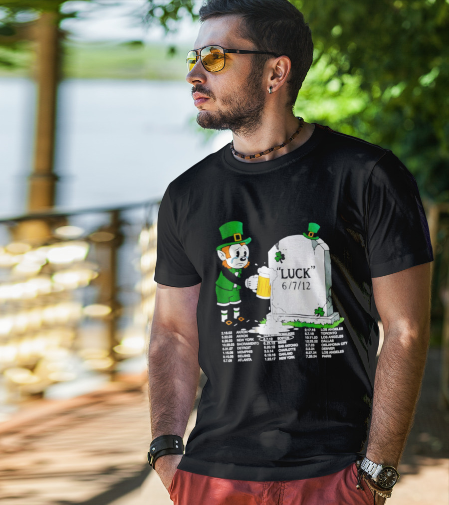 Leprechaun LeBron James Green With Envy Luck St. Patrick's Day 6 7 12 T-Shirt