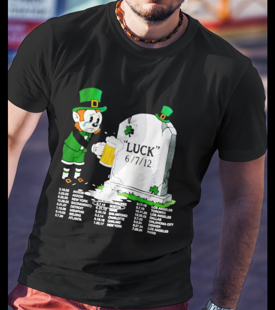 Leprechaun LeBron James Green With Envy Luck St. Patrick's Day 6 7 12 T-Shirt