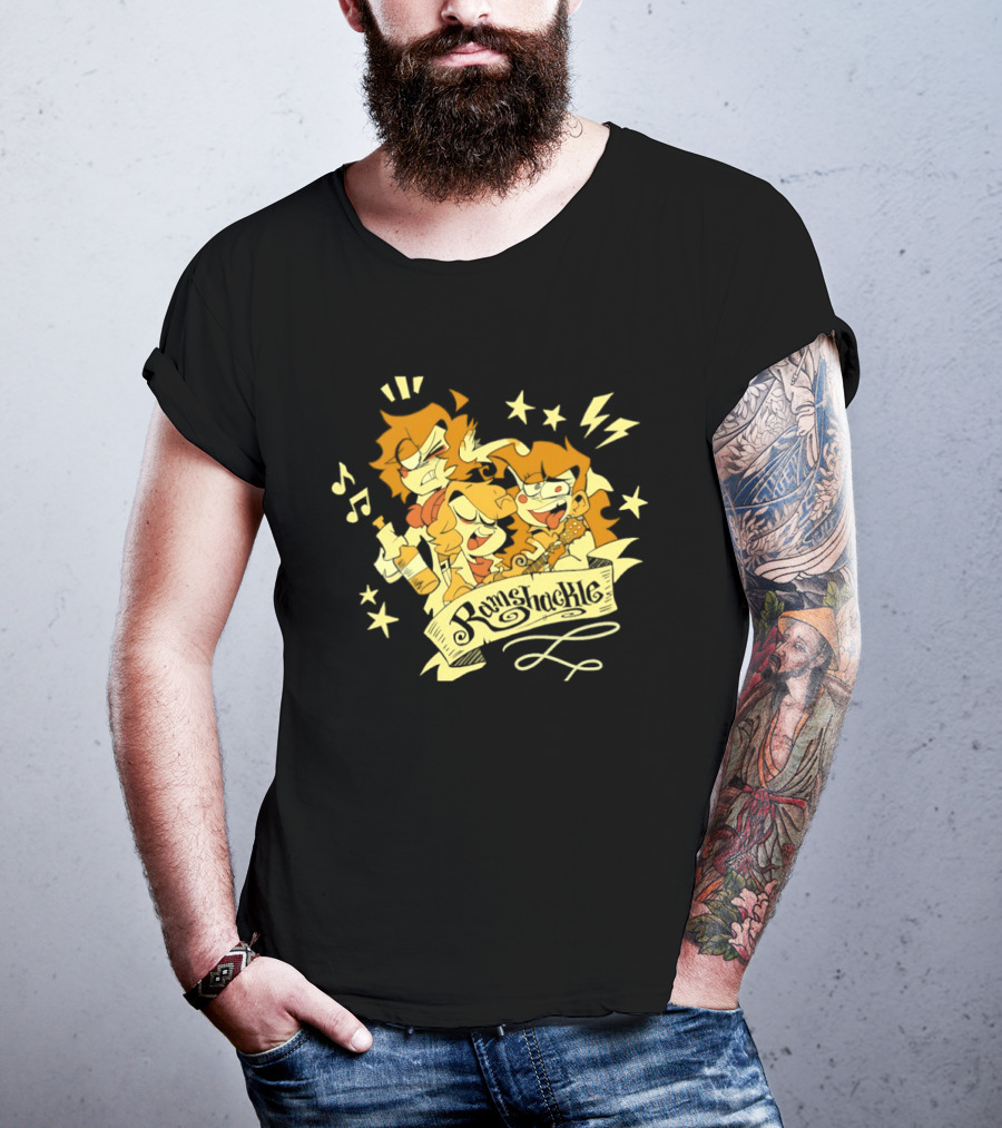 Ramshackle The Animated Pilot Stars Music Lightning Cartoon T-Shirt