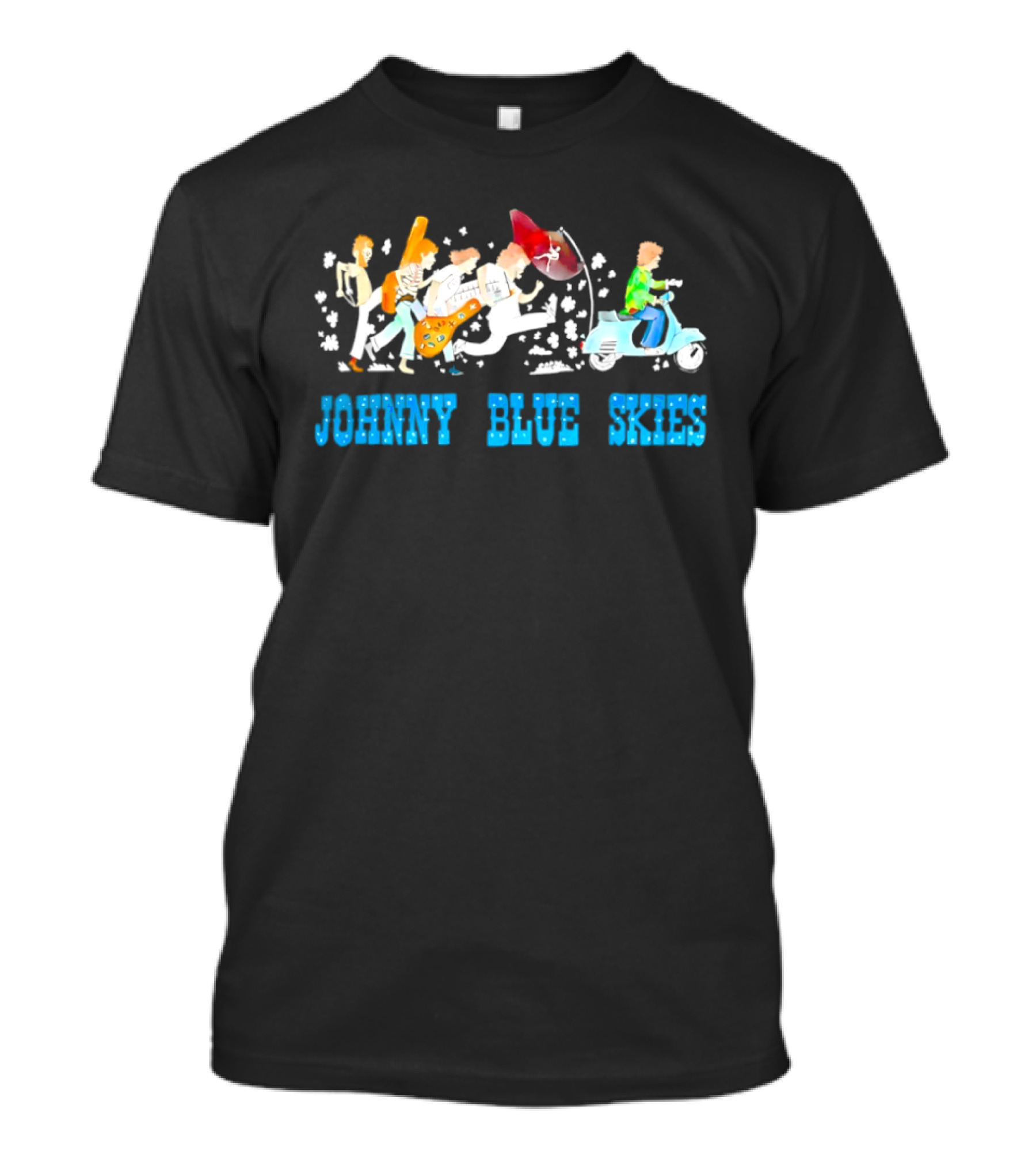 Sturgill Simpson Johnny Blue Skies Scooter Adventure T-Shirt