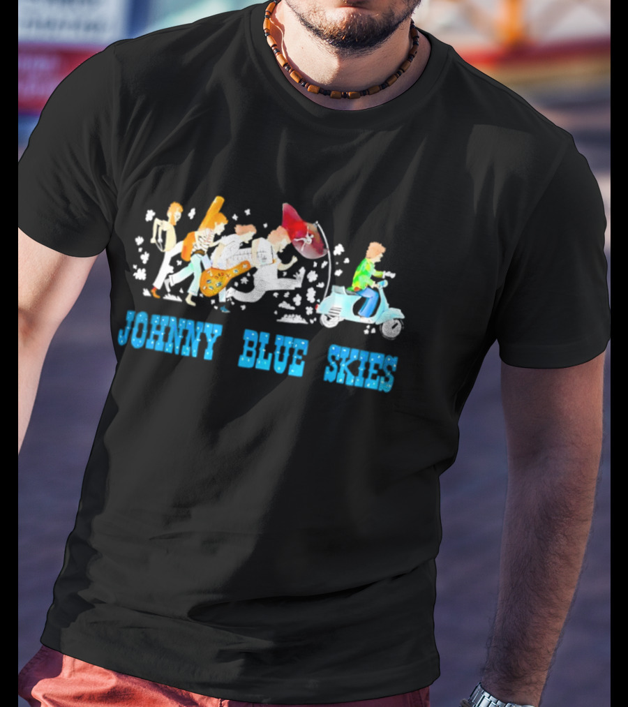 Sturgill Simpson Johnny Blue Skies Scooter Adventure T-Shirt