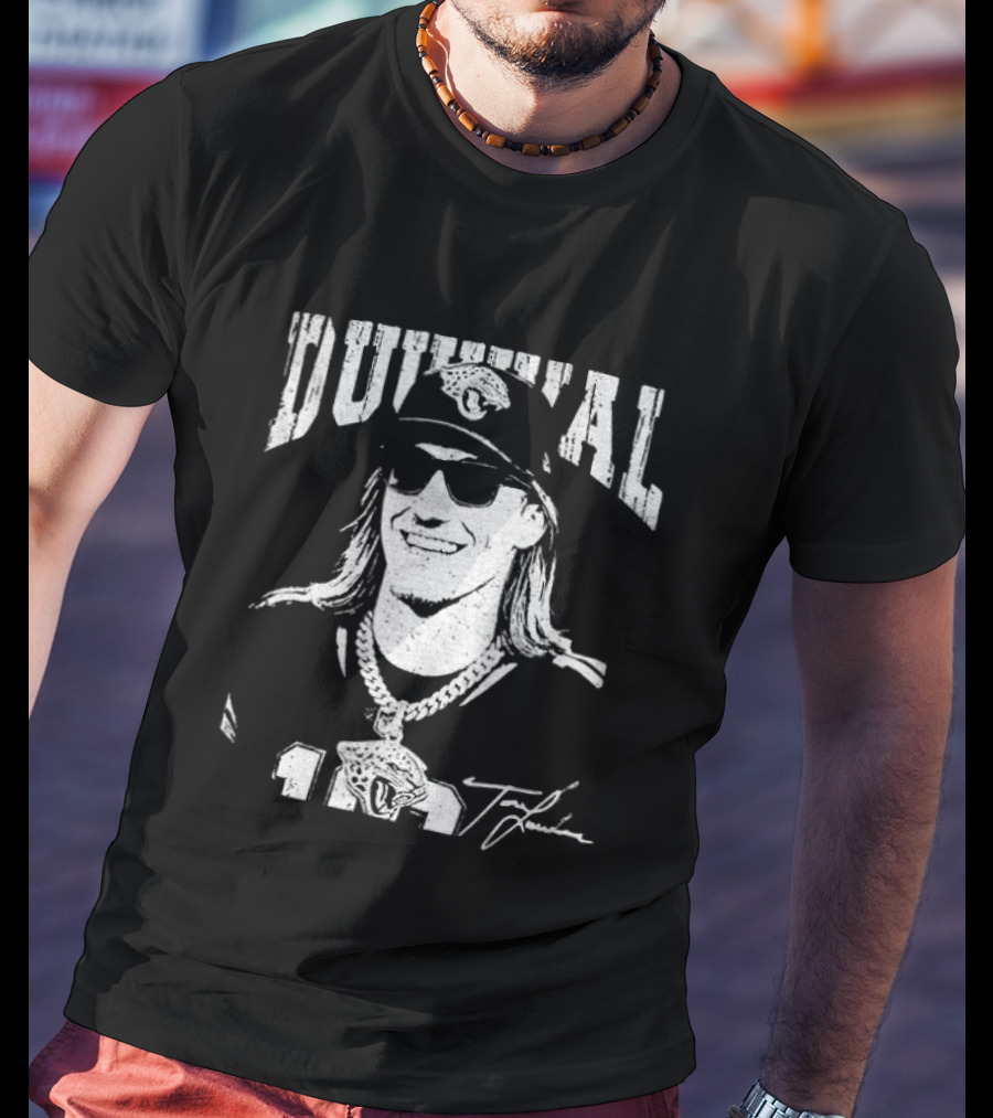Vintage Duuuval Trevor Lawrence Jacksonville Football T-Shirt