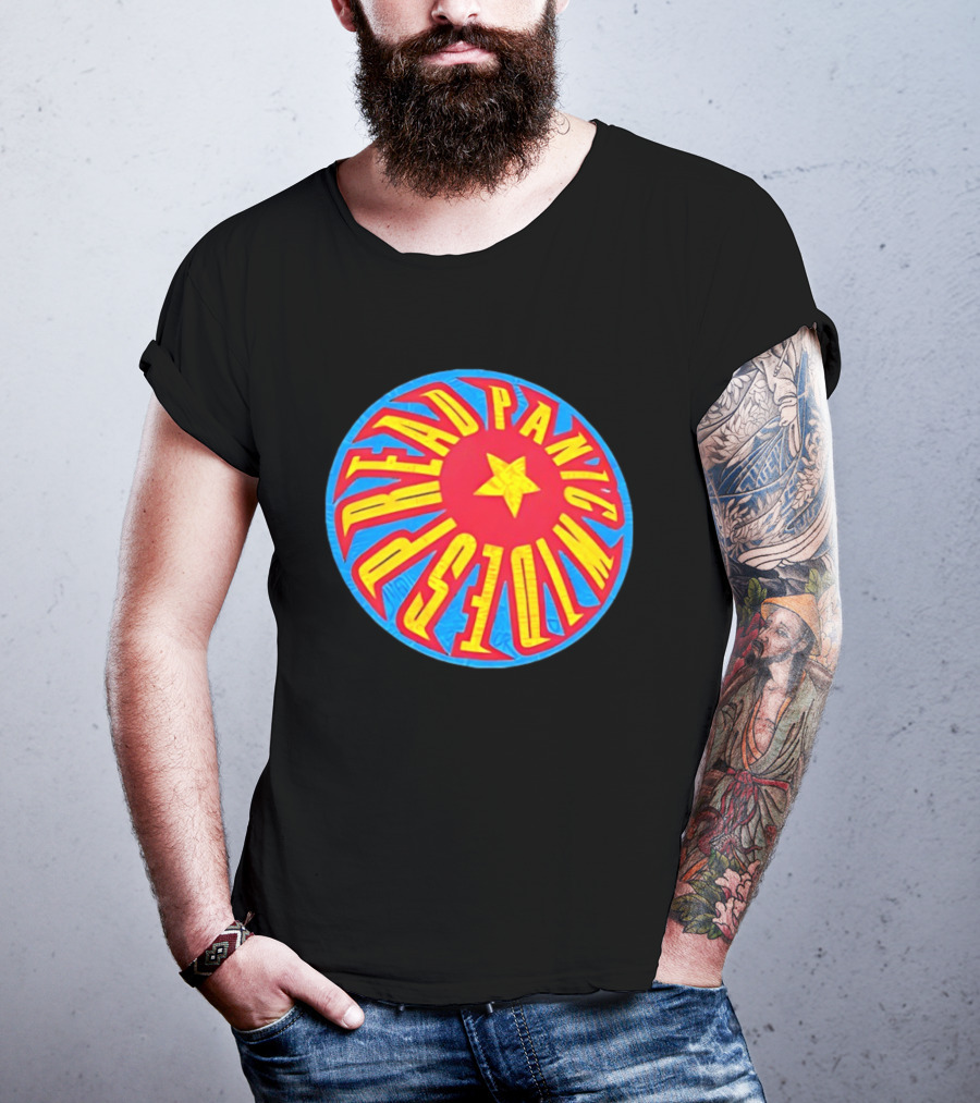 Widespread Panic Fireball Star Retro Circle T-Shirt