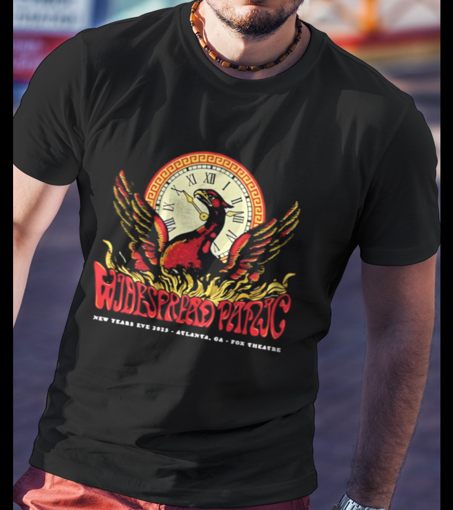 Widespread Panic New Years Eve 2013 Fox Theatre Phoenix Roman Numerals T-Shirt