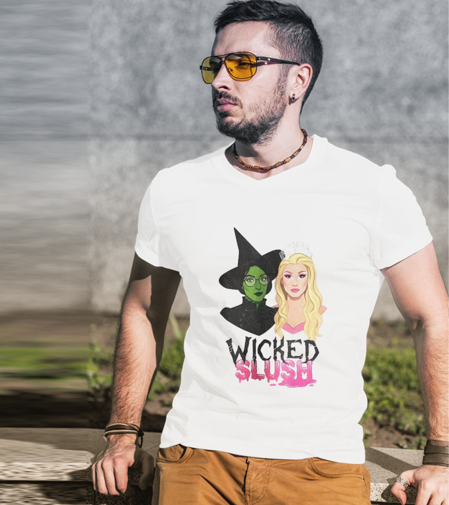 Wicked Slush Elphaba Glinda Disney Noobz T-Shirt