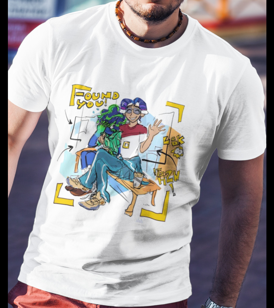 Found You Splatoon Nintendo Art Style Inkling Vibes T-Shirt