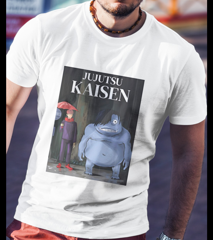 Jujutsu Kaisen Meets Totoro Anime T-Shirt