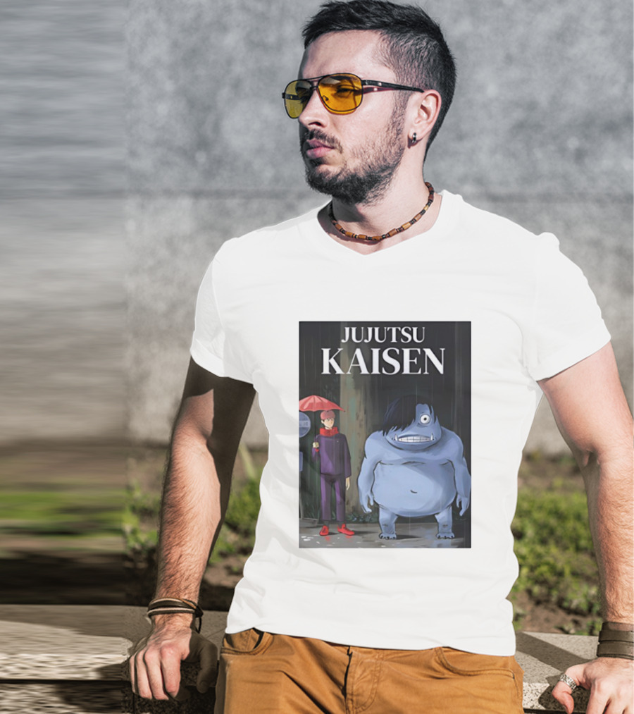 Jujutsu Kaisen Meets Totoro Anime T-Shirt