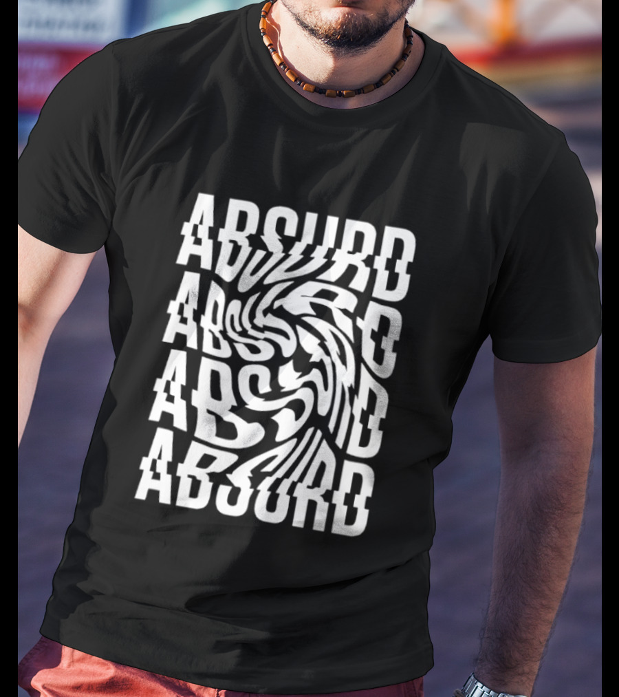 Absurd Vortex Optical Illusion Distorted T-Shirt