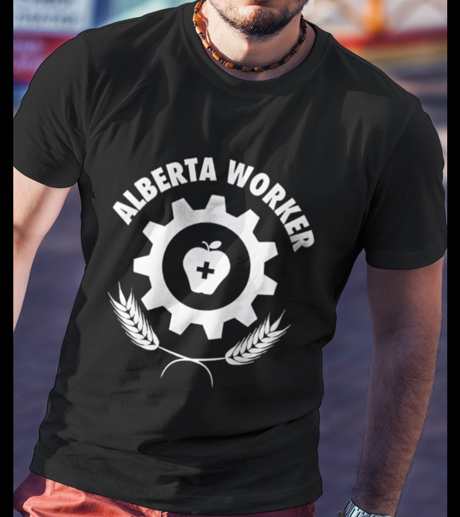 Alberta Worker Gear Apple Wheat T-Shirt