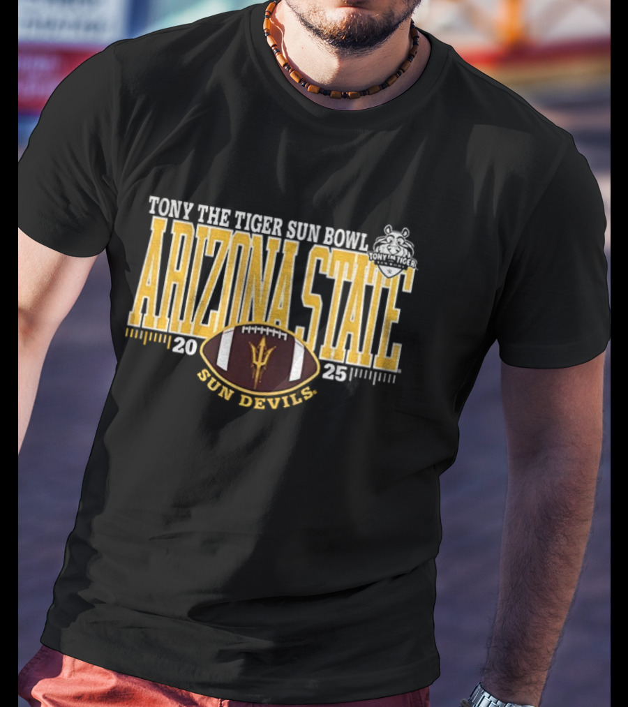 Tony The Tiger Sun Bowl Arizona State Sun Devils 2025 Football T-Shirt
