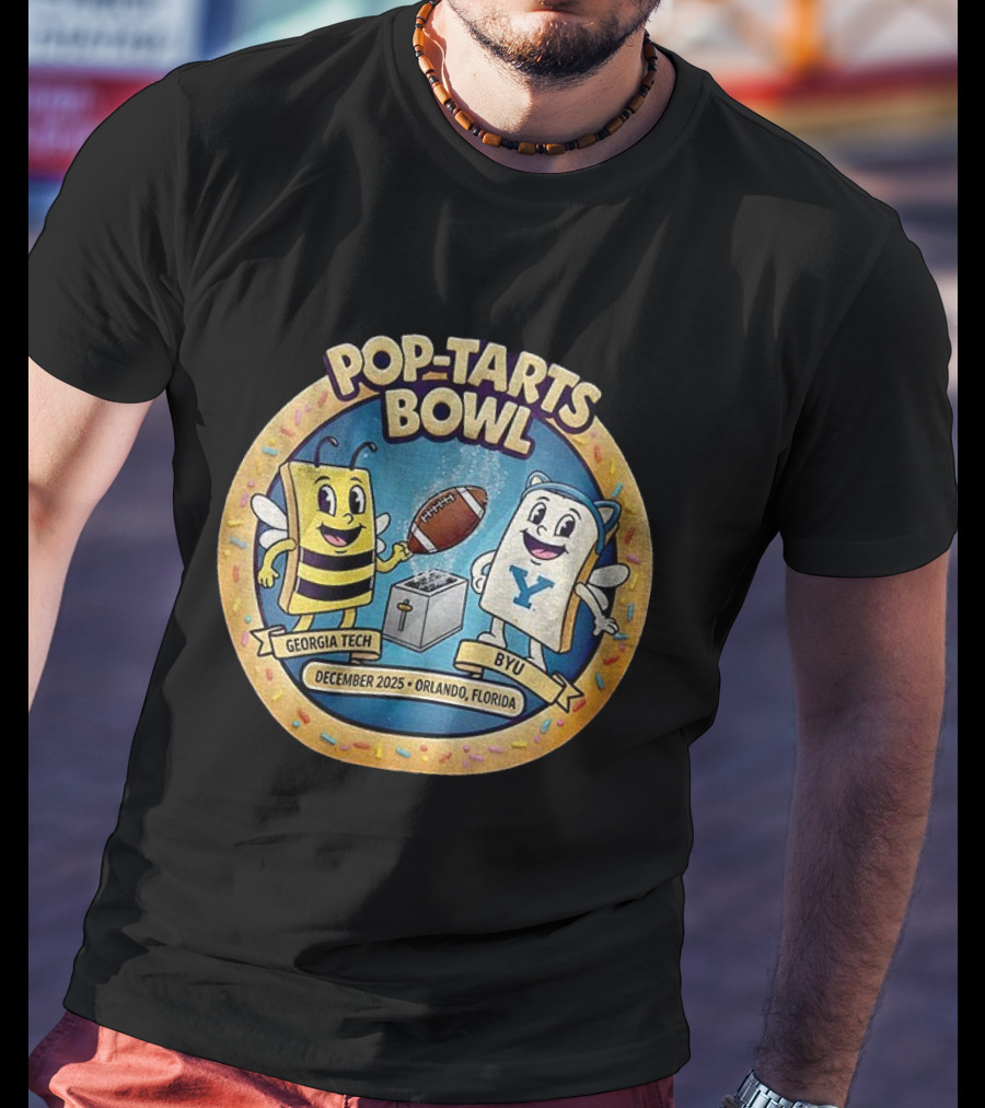 Pop Tarts Bowl Georgia Tech Vs BYU December 2025 Orlando Florida Football Event T-Shirt