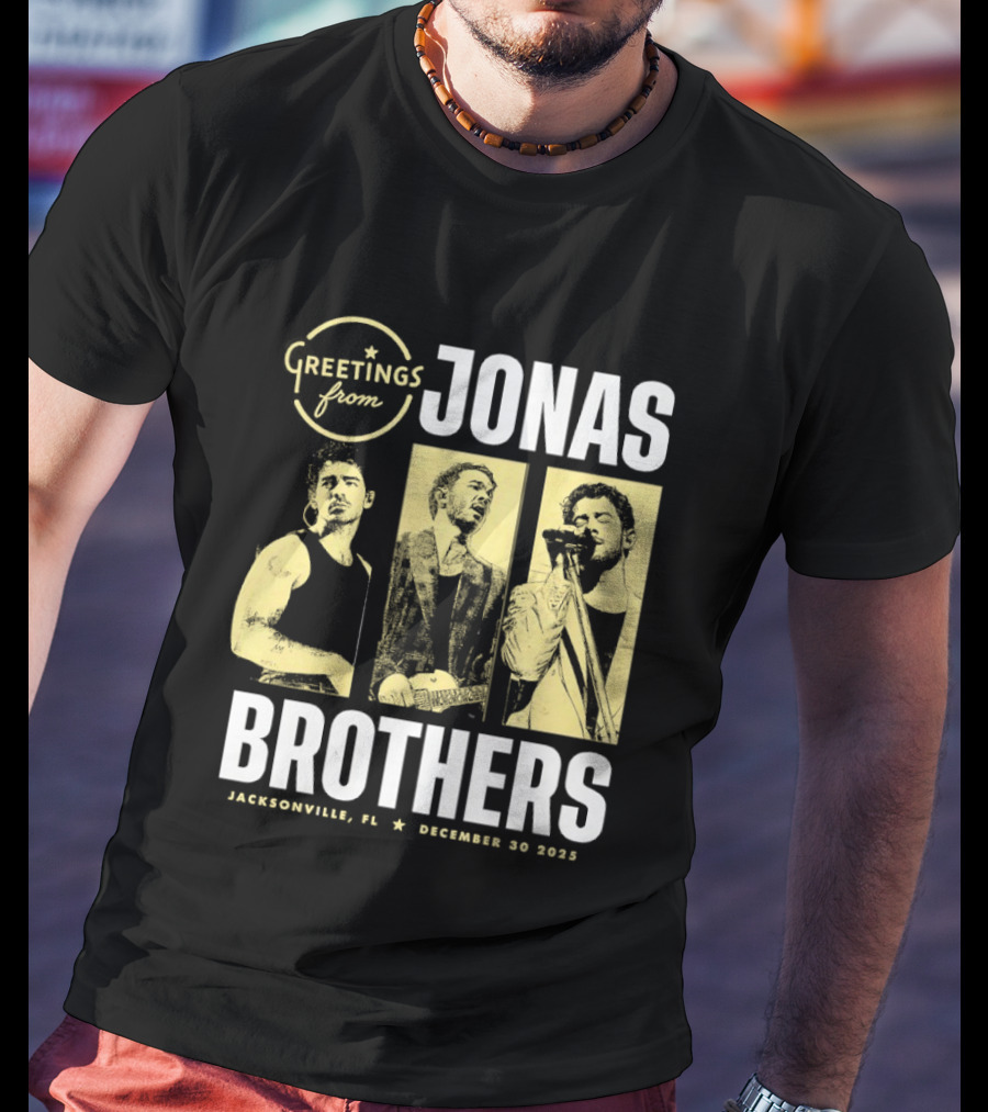 Greetings From Jonas Brothers 2025 Hershey PA December 10 T-Shirt