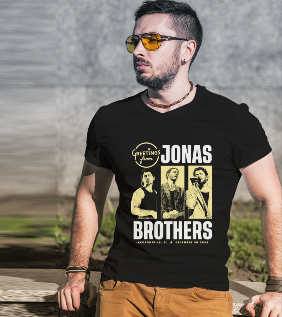 Greetings From Jonas Brothers 2025 Hershey PA December 10 T-Shirt