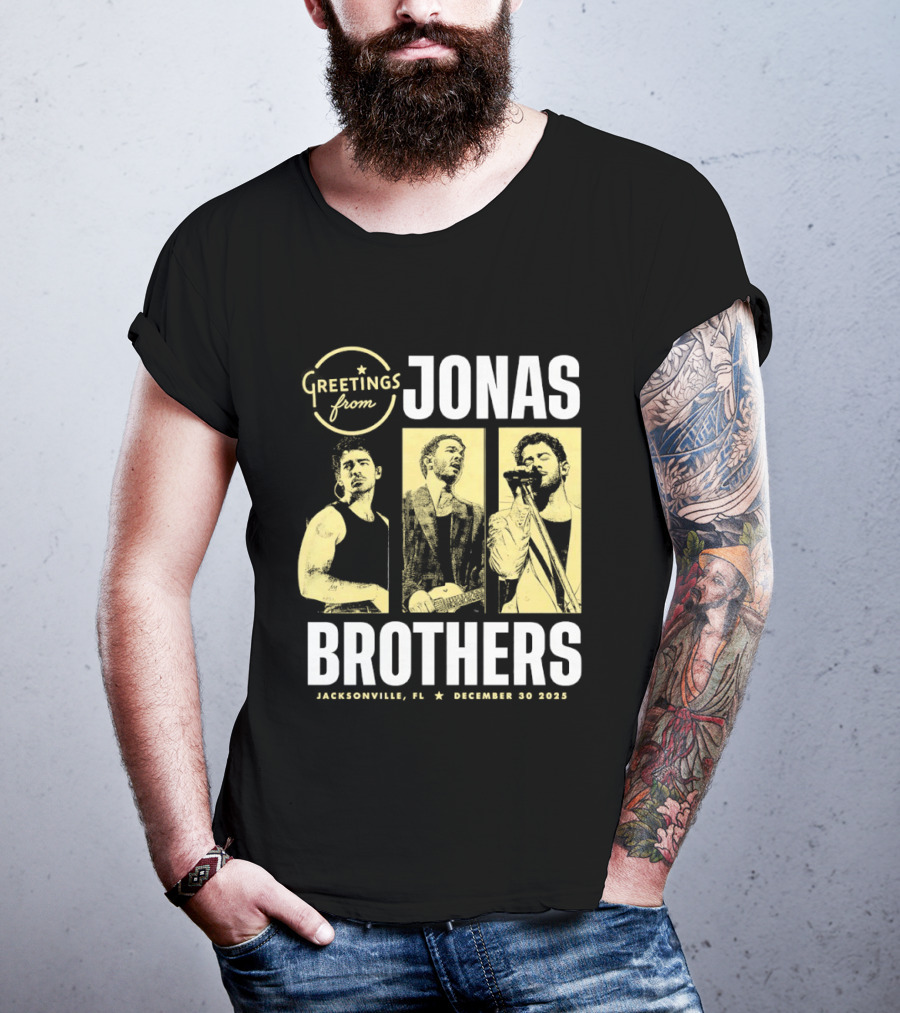 Greetings From Jonas Brothers 2025 Hershey PA December 10 T-Shirt