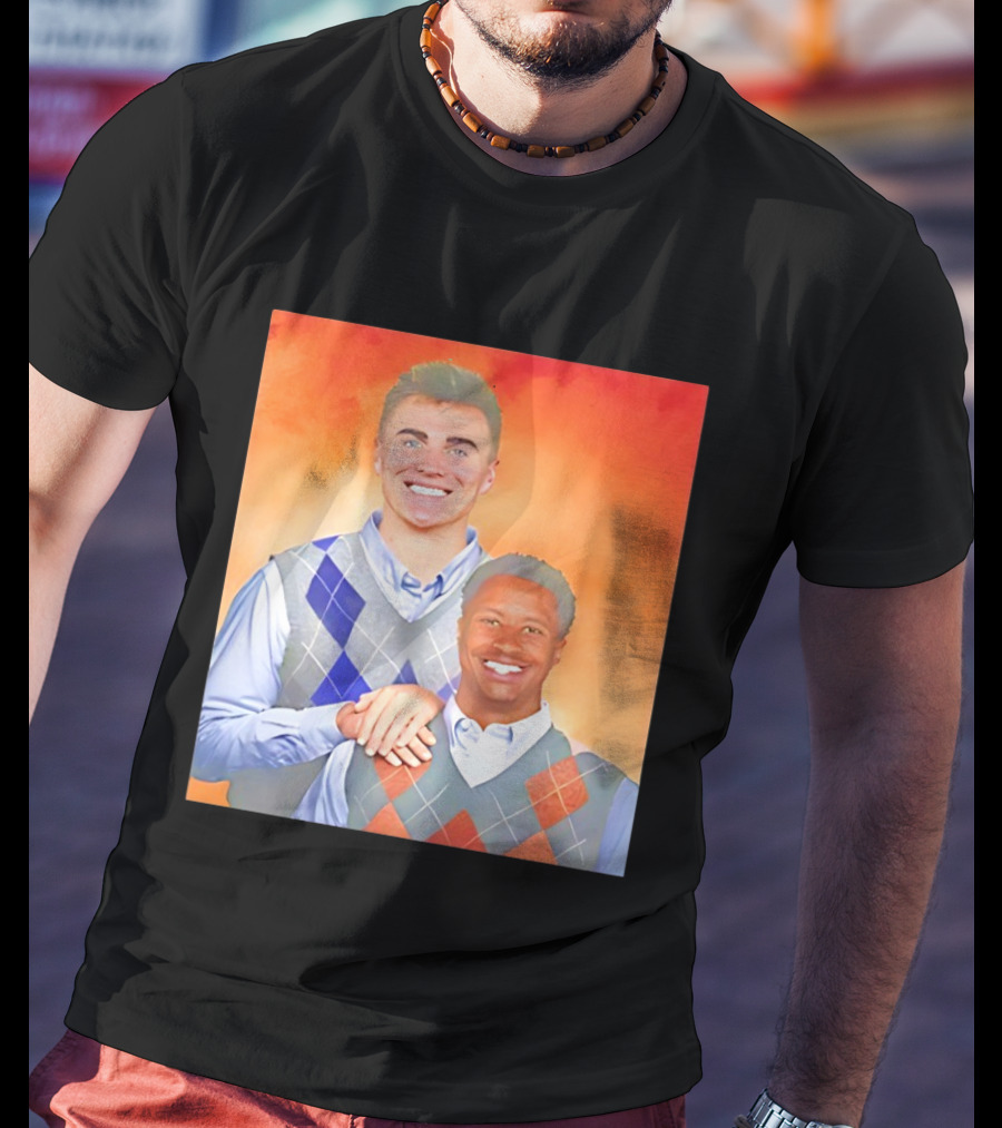 Bo Nix Courtland Sutton Step Brothers Denver Broncos NFL T-Shirt