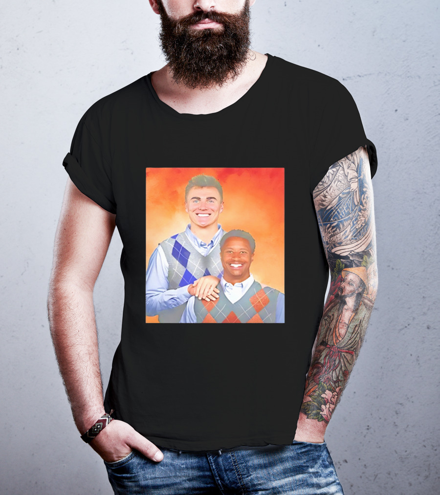 Bo Nix Courtland Sutton Step Brothers Denver Broncos NFL T-Shirt