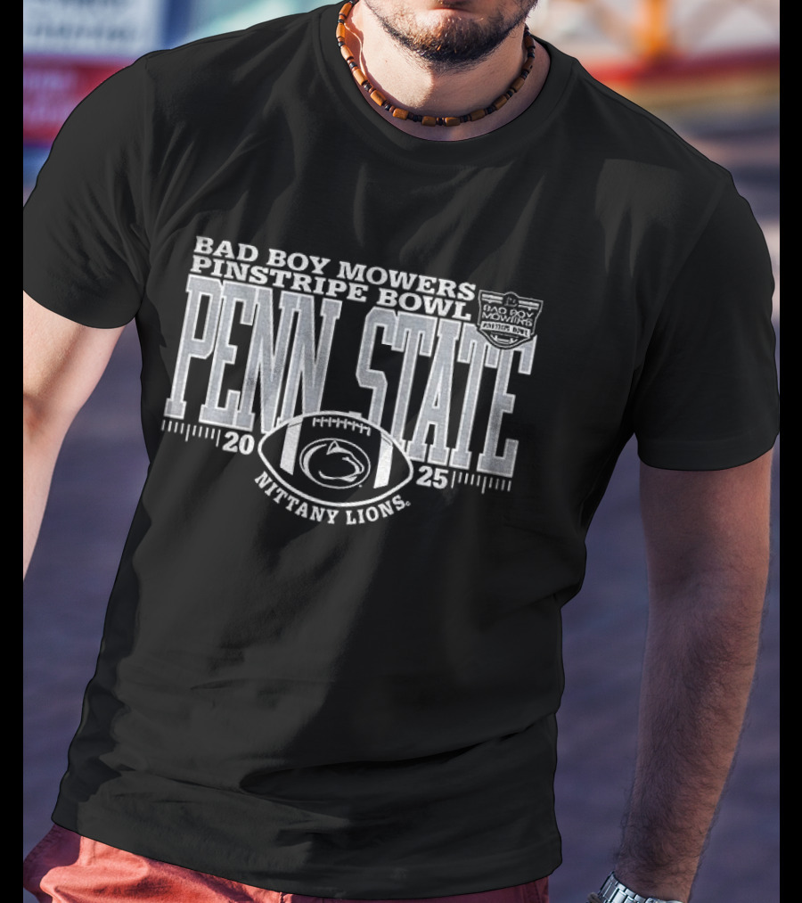 Bad Boy Mowers Pinstripe Bowl 2025 Penn State Nittany Lions T-Shirt