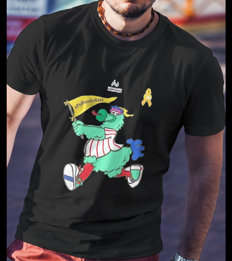 Nemours Childhood Partnership With Philadelphia Phillies #PhilliesGoGold T-Shirt