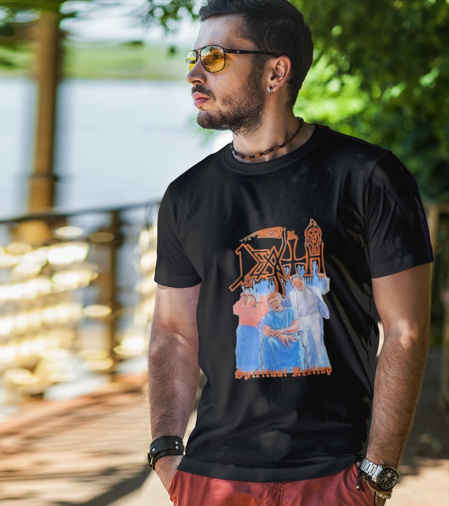 Death Spiritual Healing Album Cover Artwork By Ed Repka T-Shirt