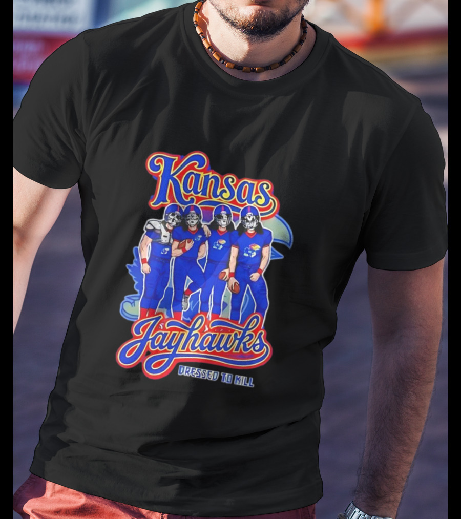 Kansas Jayhawks Dressed To Kill Football Players T-Shirt