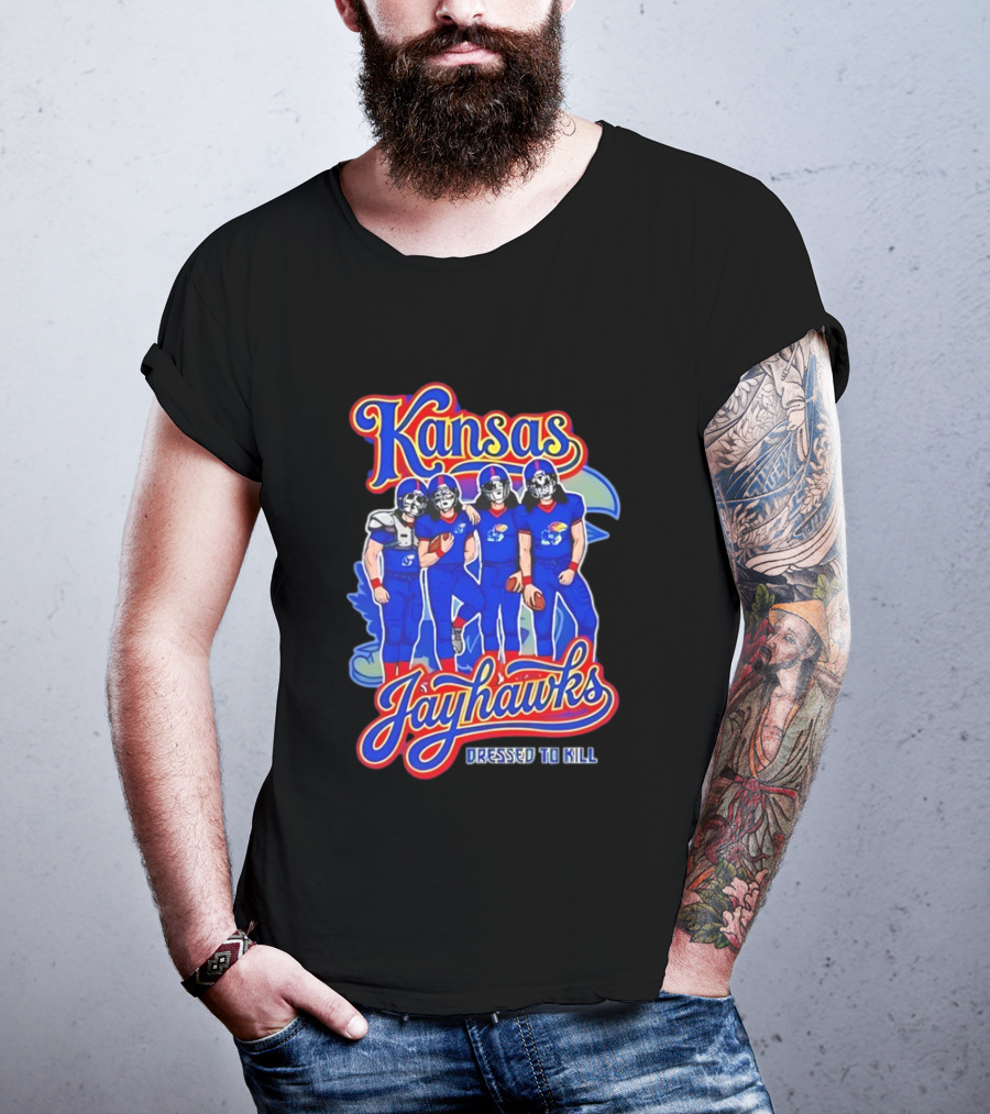 Kansas Jayhawks Dressed To Kill Football Players T-Shirt