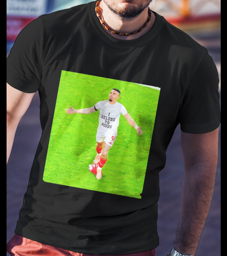 Gabriel Jesus I Belong To Jesus Arsenal FC T-Shirt