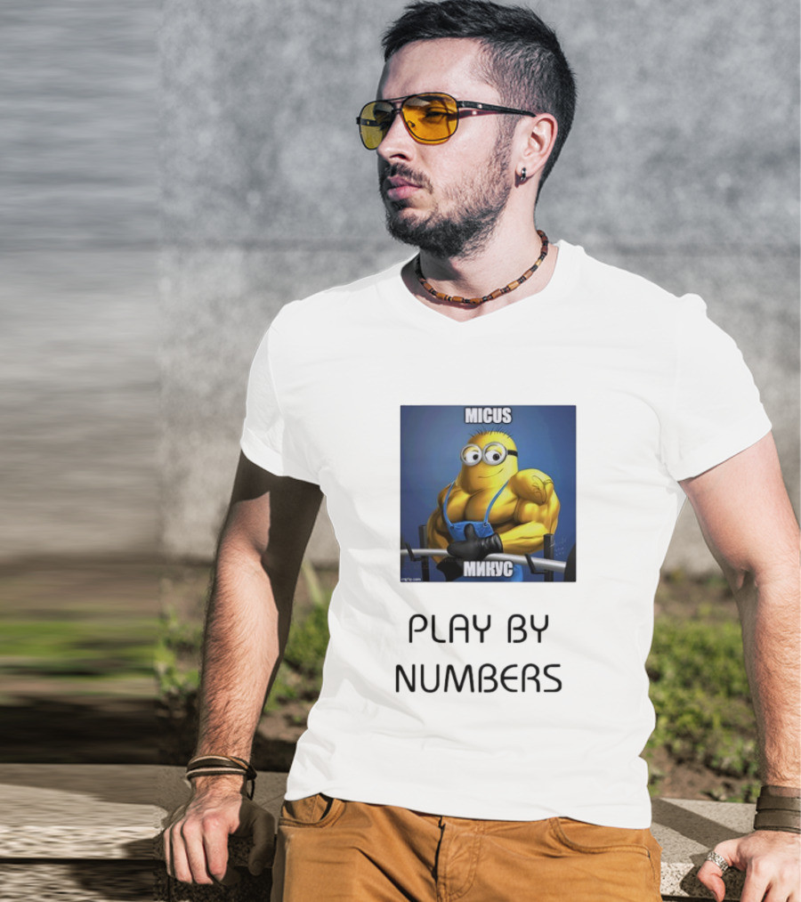 Micus Минькс Muscle Play By Numbers Minion T-Shirt