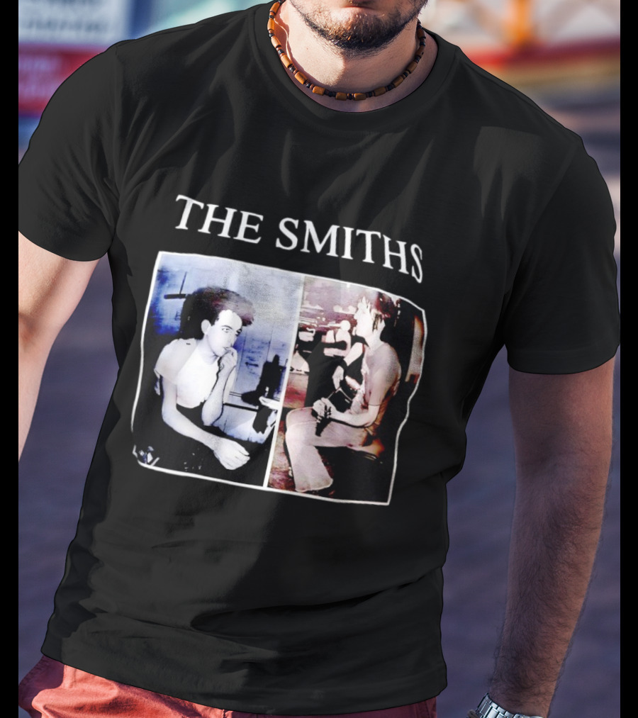 The Smiths Morrissey Johnny Marr Vintage Album Photo T-Shirt
