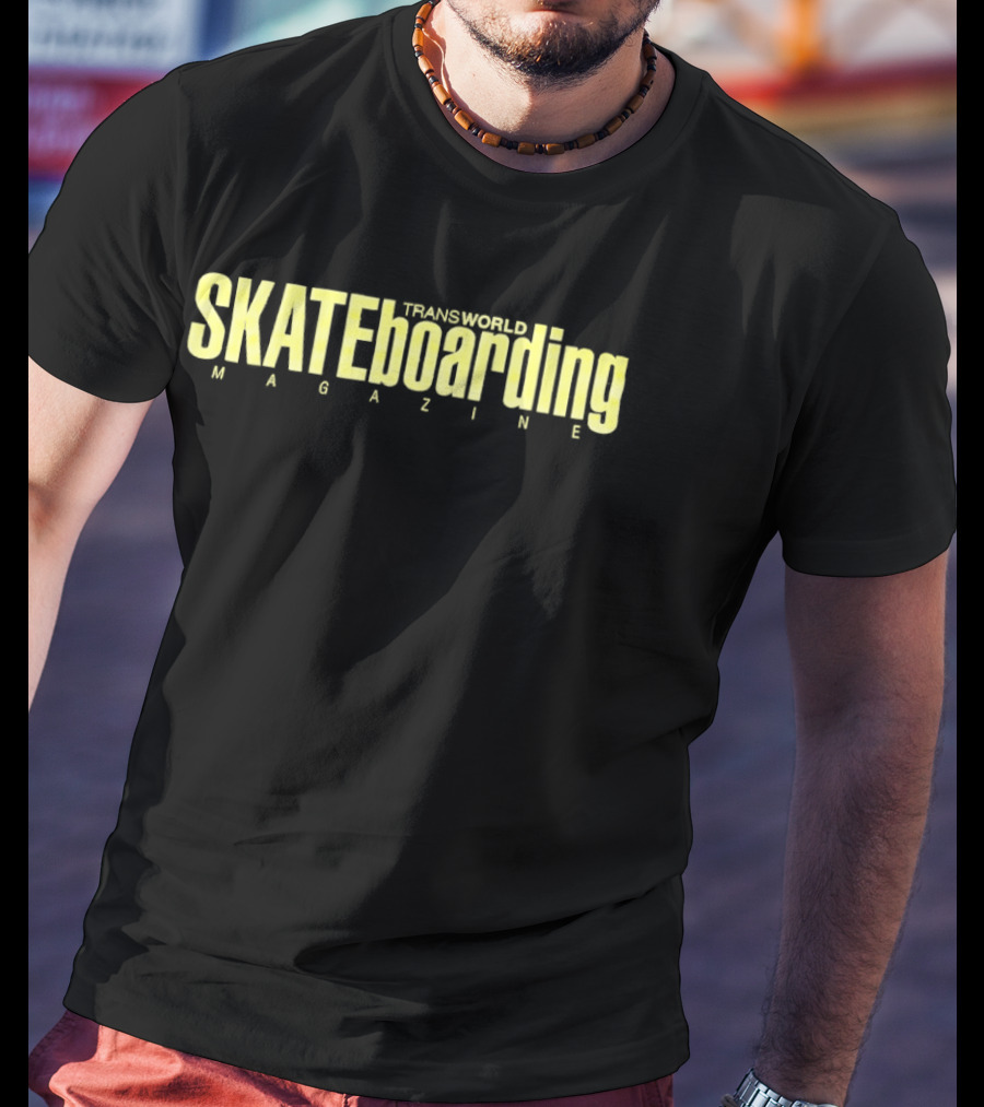 Transworld Skateboarding Magazine Classic Style Yellow T-Shirt