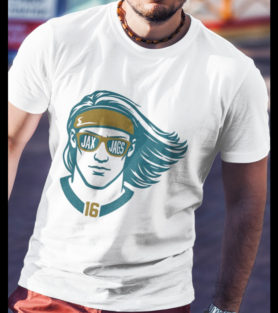 Trevor Lawrence Jax Jags Football Cartoon 16 T-Shirt
