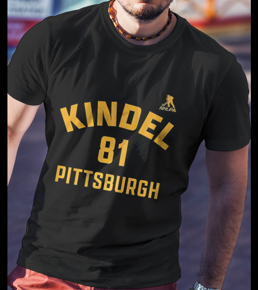 Pittsburgh Penguins 81 Kindel Name And Number Hockey Team T-Shirt