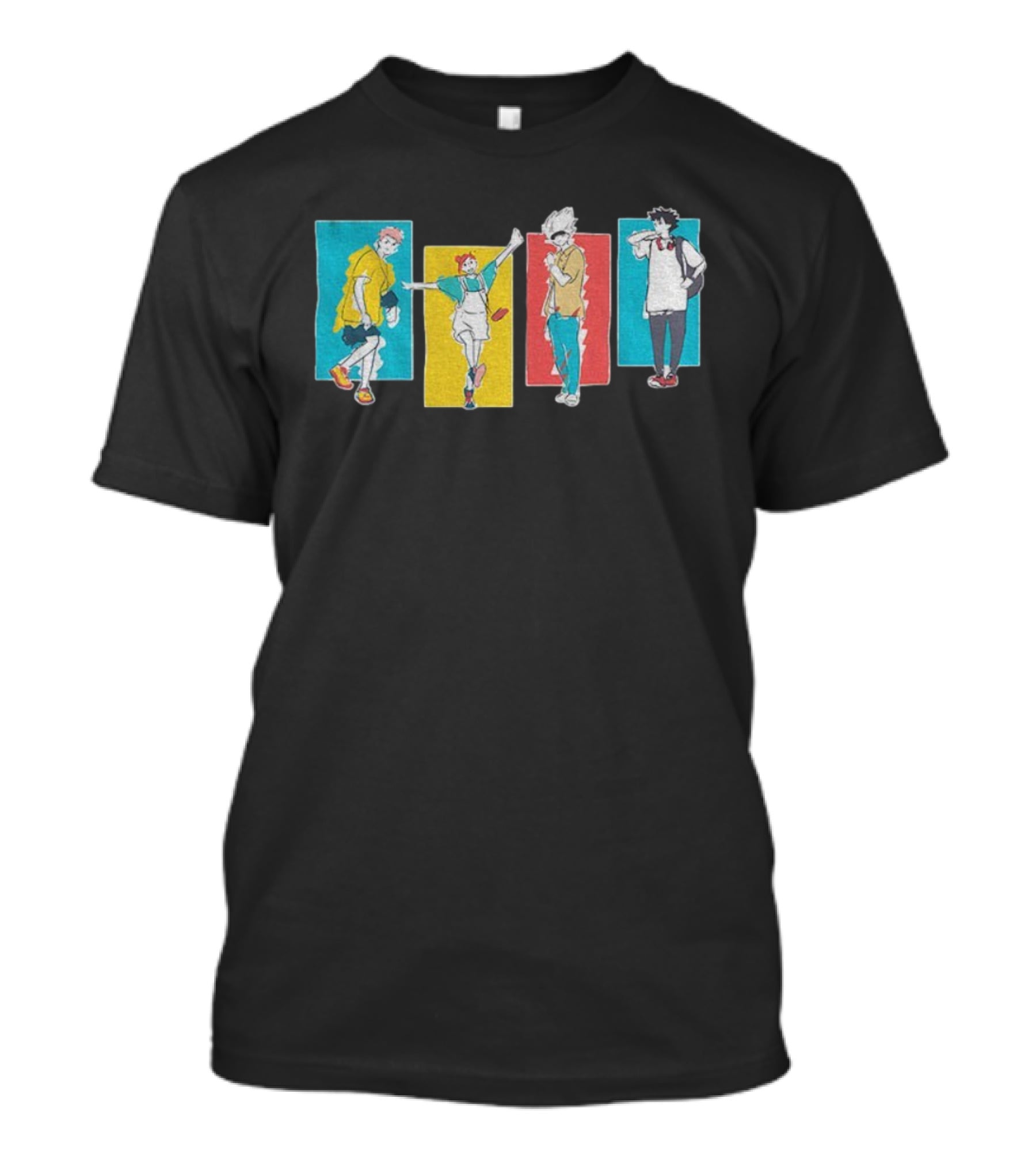 Best Friendo Jujutsu Kaisen Yuji Nobara Megumi Gojo Anime Characters T-Shirt