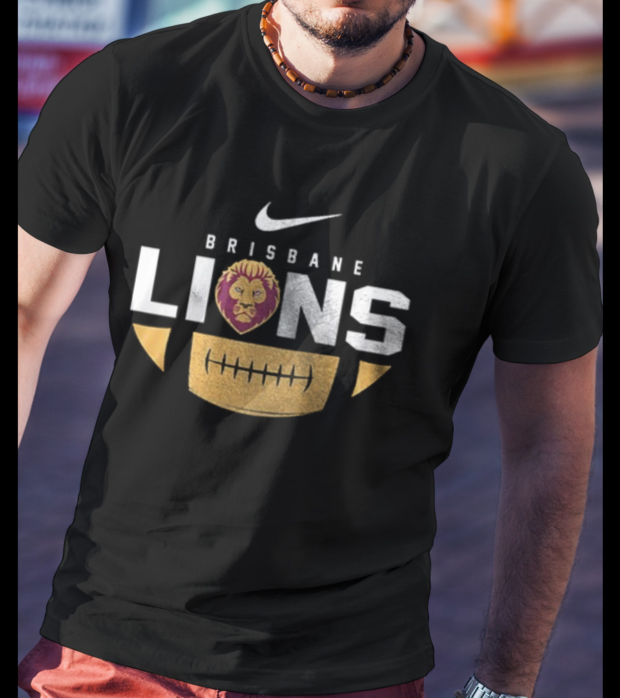 Brisbane Lions Nike Pride Of Brisbane Town Go Lions T-Shirt