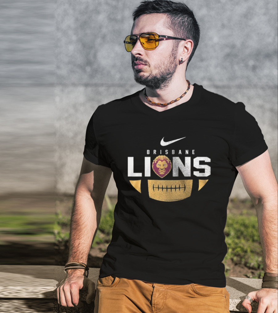Brisbane Lions Nike Pride Of Brisbane Town Go Lions T-Shirt