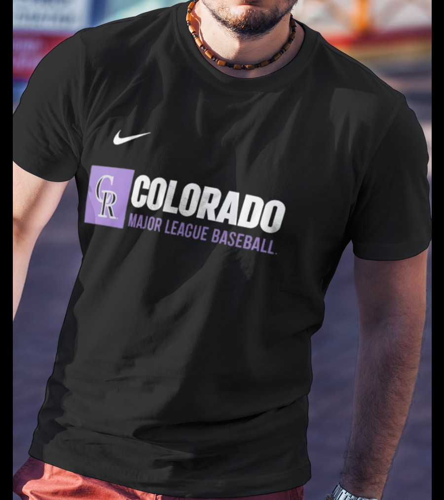 Nike Colorado Rockies CR Major League Baseball T-Shirt