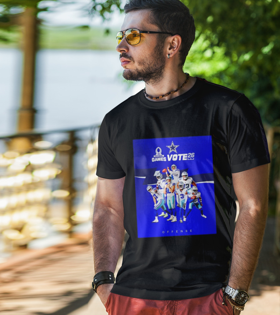 Dallas Cowboys Pro Bowl Games Vote 26 Offense T-Shirt