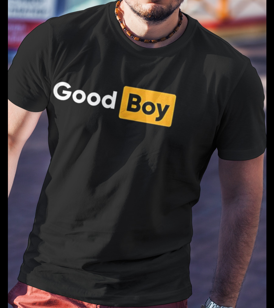 Good Boy Parody Block T-Shirt