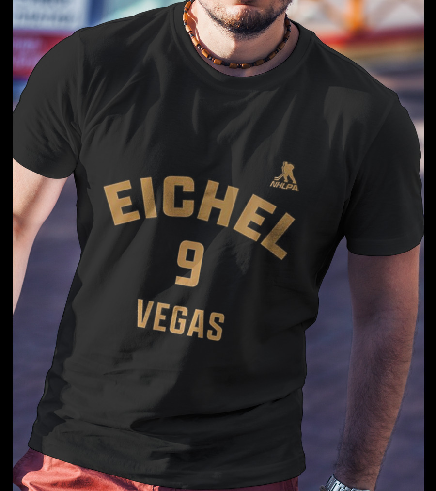 Jack Eichel 9 Vegas Golden Knights Name And Number T-Shirt